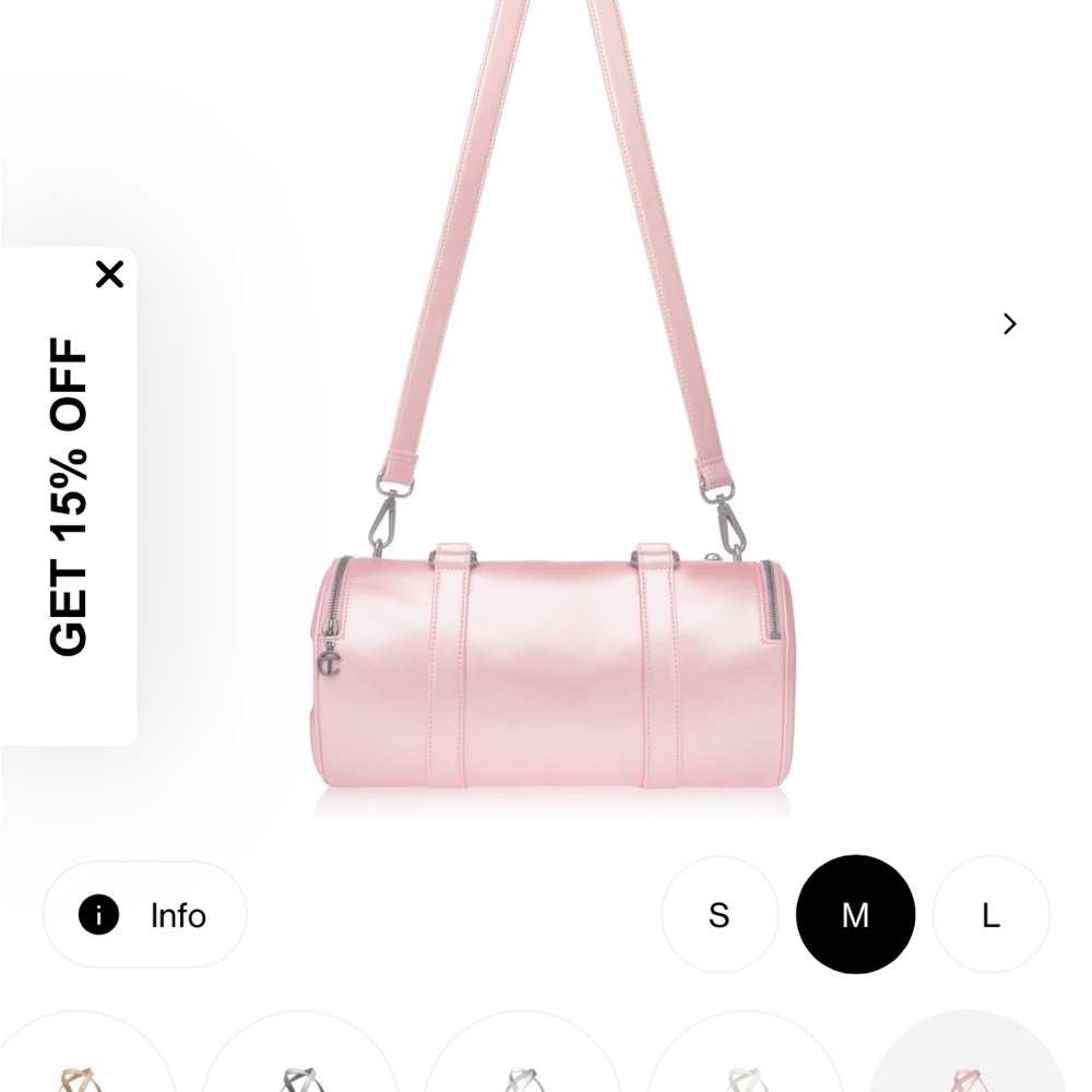 Telfar duffel ballerina pink